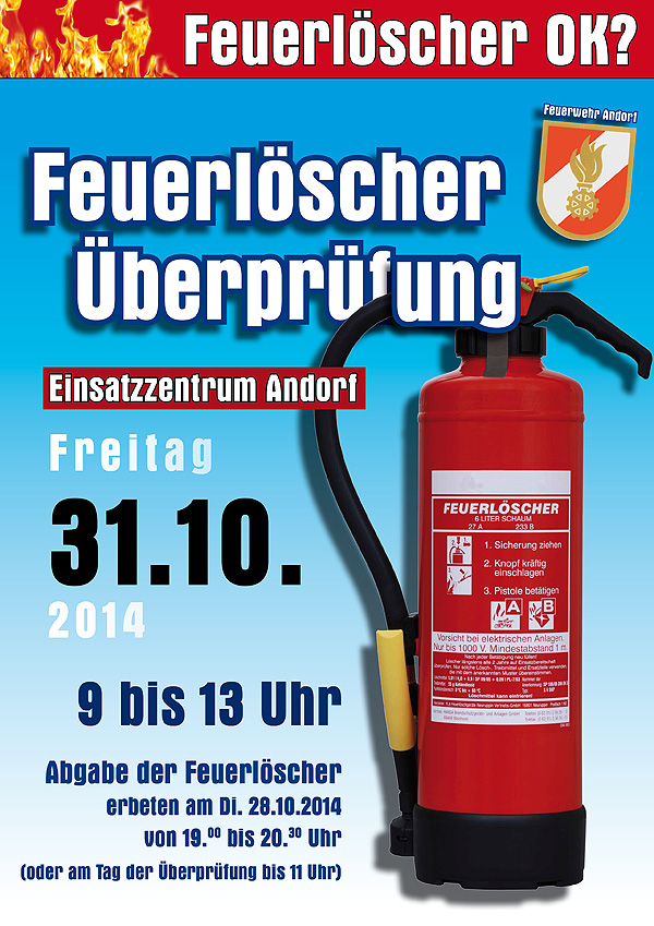 FF Andorf - Feuerlöscherüberprüfung 2014 600px