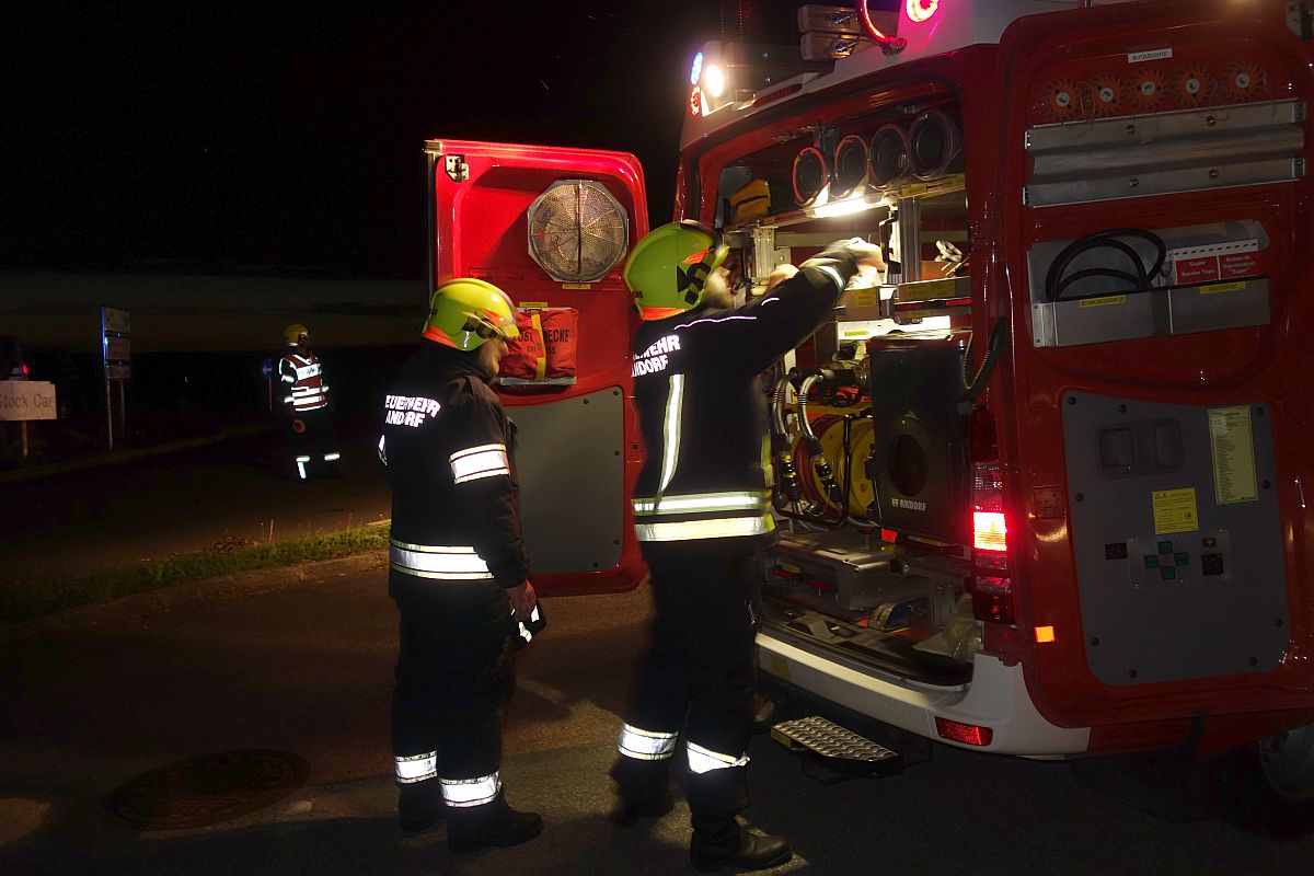 2019 06 08 FF Andorf Ölspureinsatz Andorfer Landesstraße Höhe Hofe DSC01479