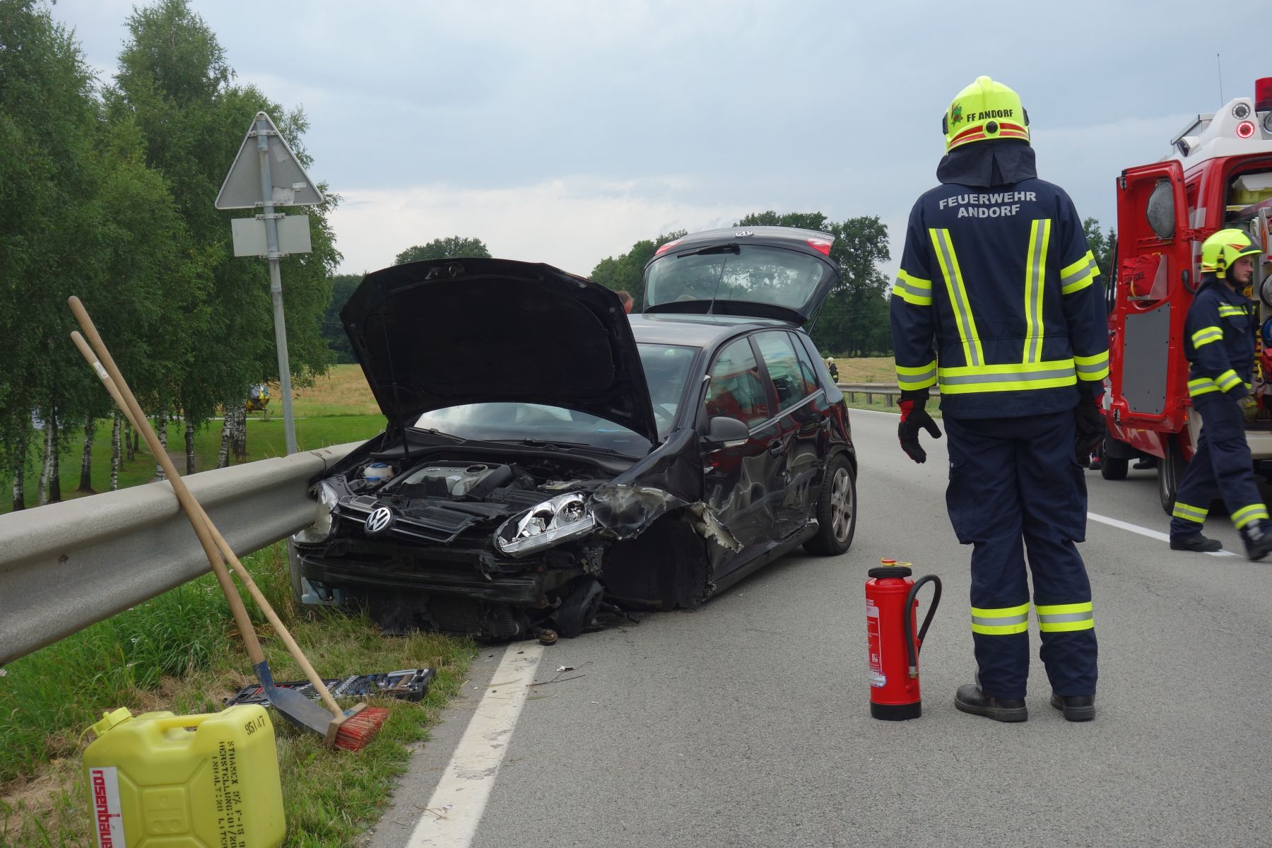 2021 07 24 FF Andorf Schwerer Verkehrsunfall B137 Hoehe Maad Taufkirchen DSC02179 web