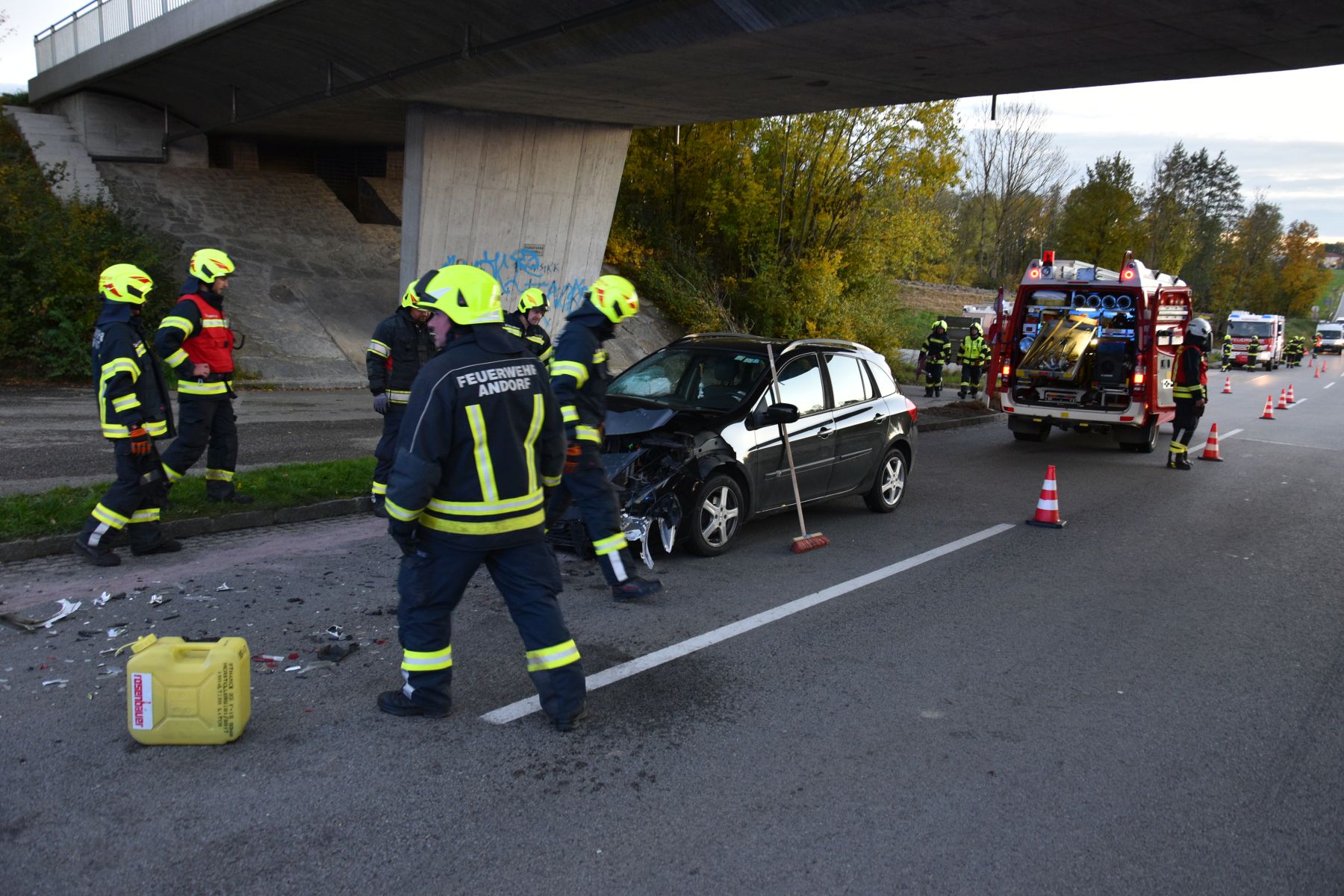 2021 10 22 FF Andorf Verkehrsunfall L514 FFA 0003