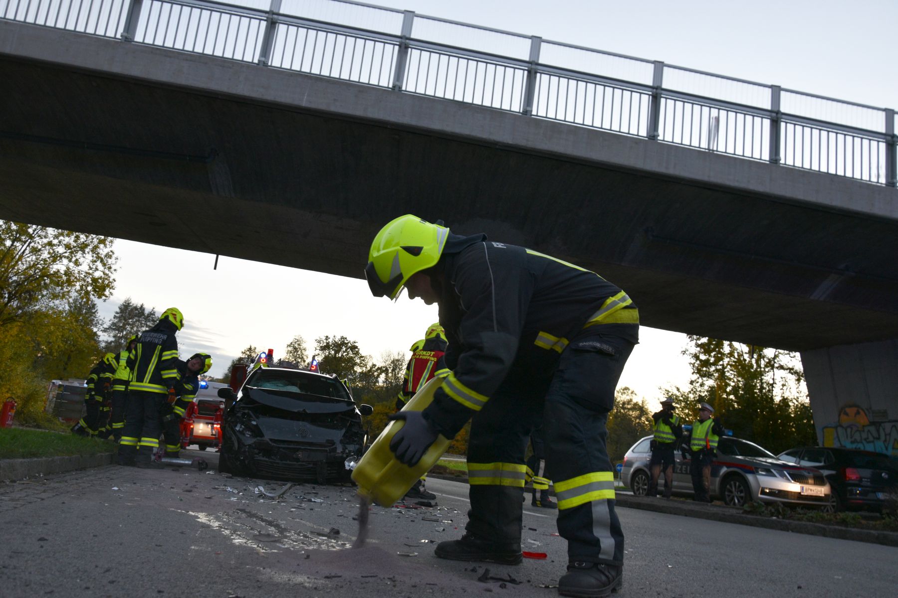 2021 10 22 FF Andorf Verkehrsunfall L514 FFA 0006