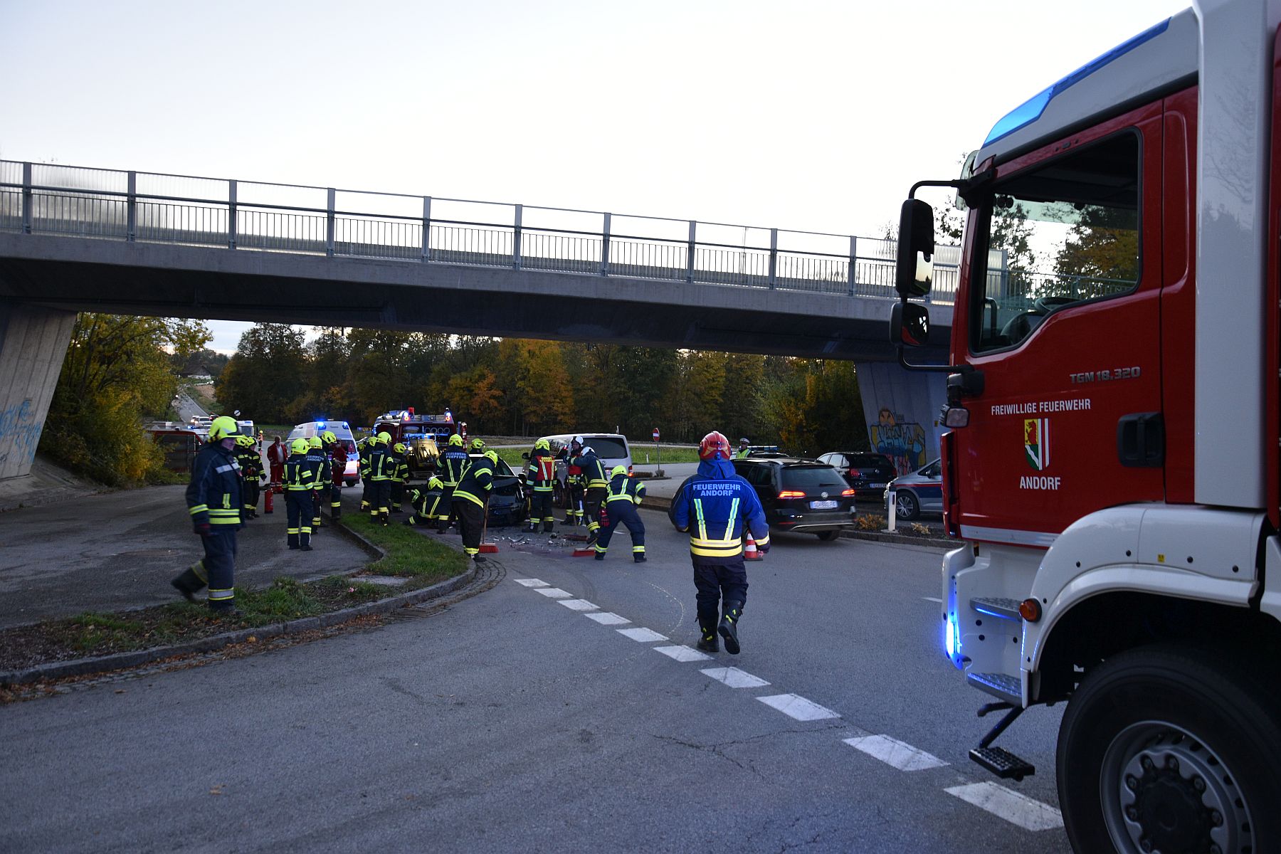 2021 10 22 FF Andorf Verkehrsunfall L514 FFA 0010