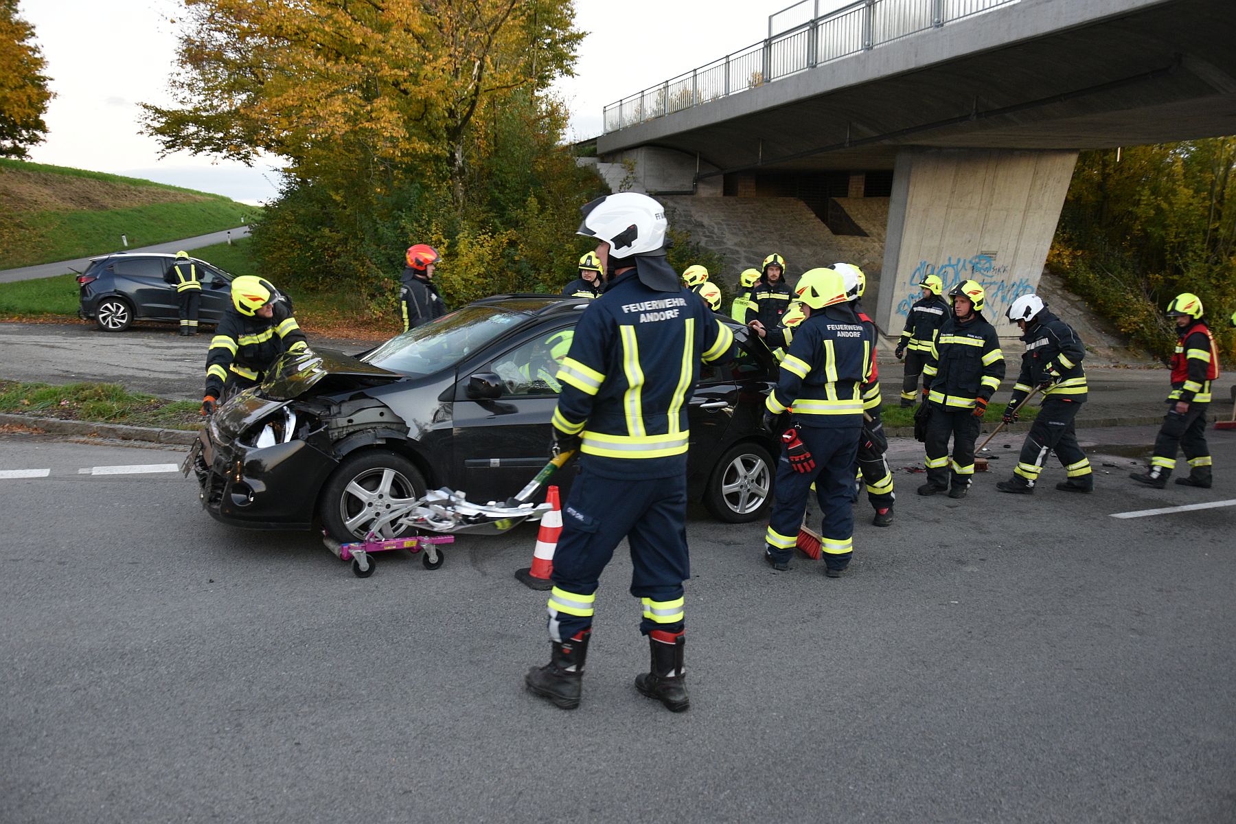 2021 10 22 FF Andorf Verkehrsunfall L514 FFA 0014