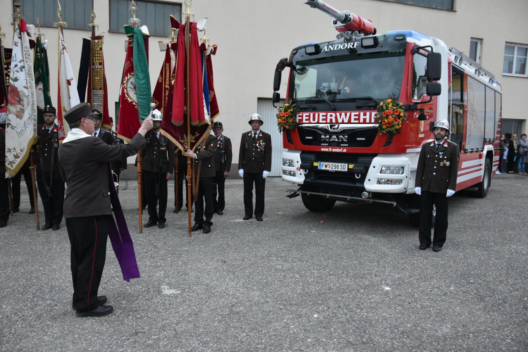 2022 04 30 FF Andorf 145 Jahre Fahrzleug Geraete und Gebaeudesegnung FFA 1079 WEB