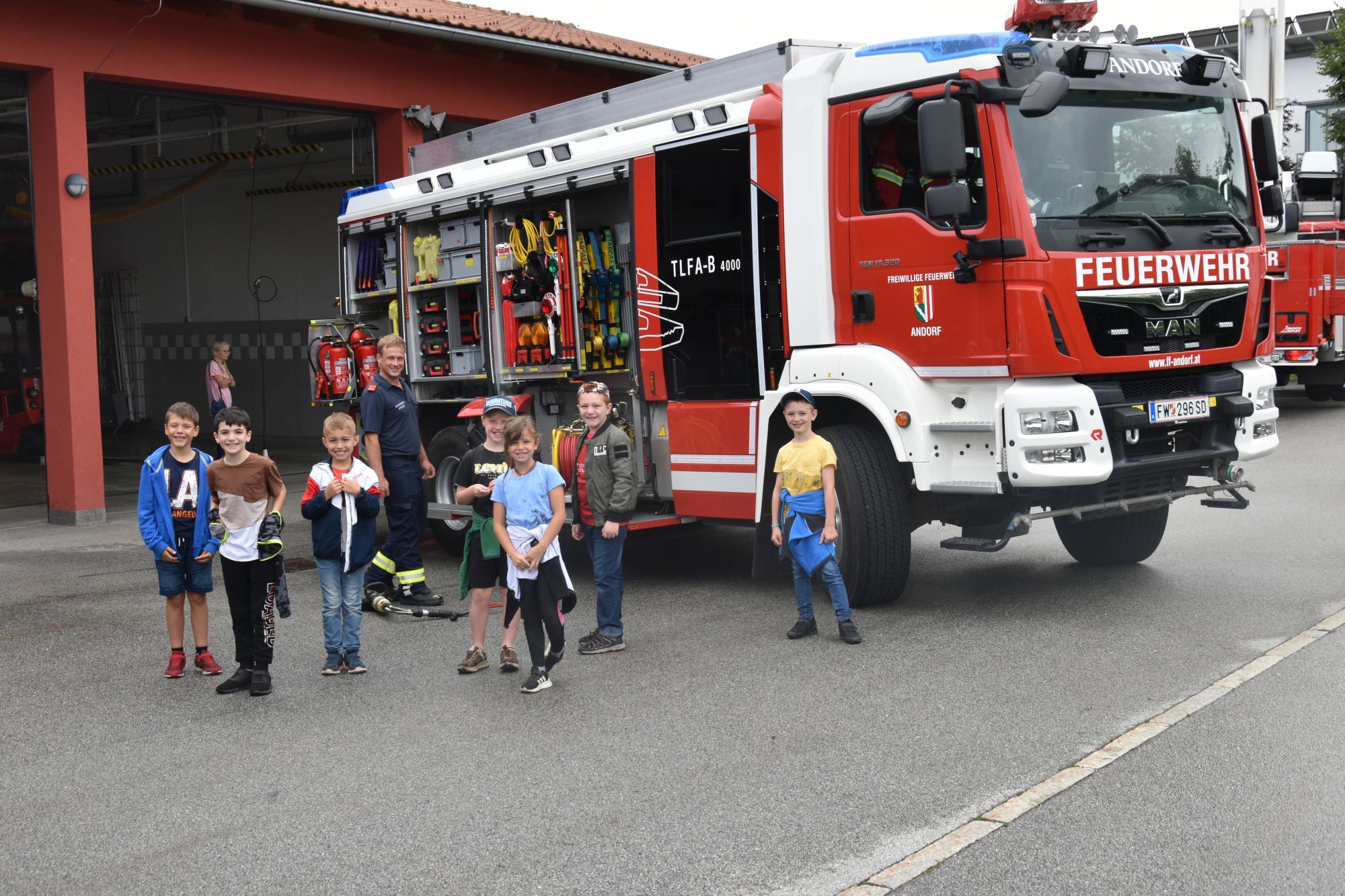 2022 07 05 FF Andorf Besuch der Volksschule FFA 1801