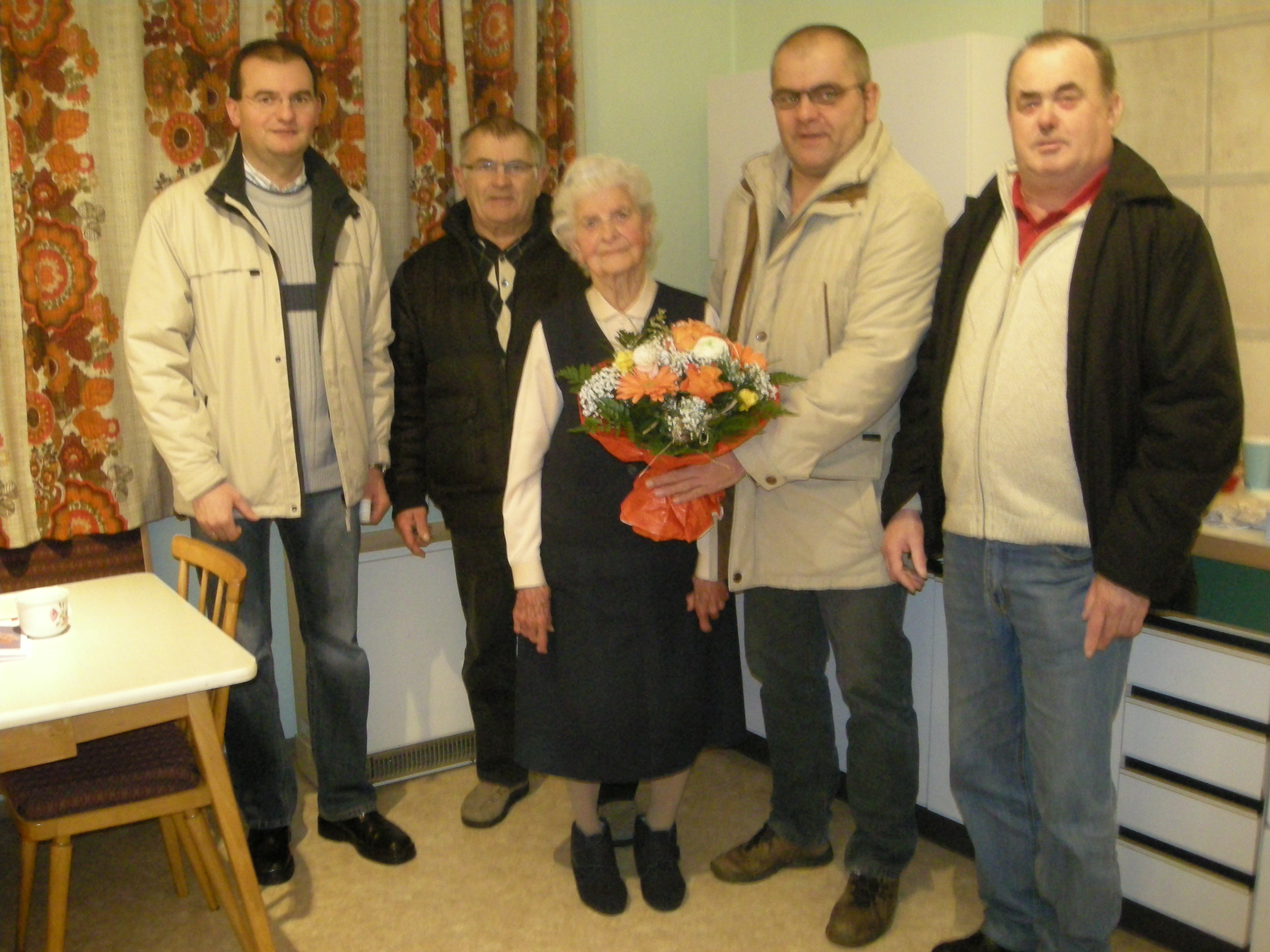 97-igster Geburtstag unserer Fahnenpatin - 21. Jänner 2009