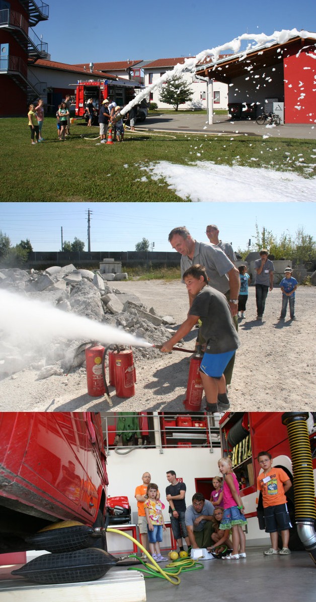 Eindrücke vom Tag bei der Feuerwehr - 18. August 2012