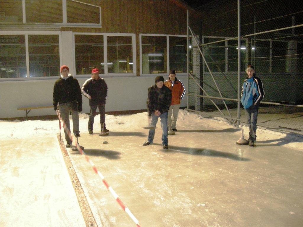 Eisstockpartie  9. Februar 2010