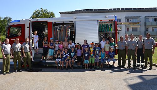 Ferienpassaktion bei der Feuerwehr Andorf - 17.08.2013