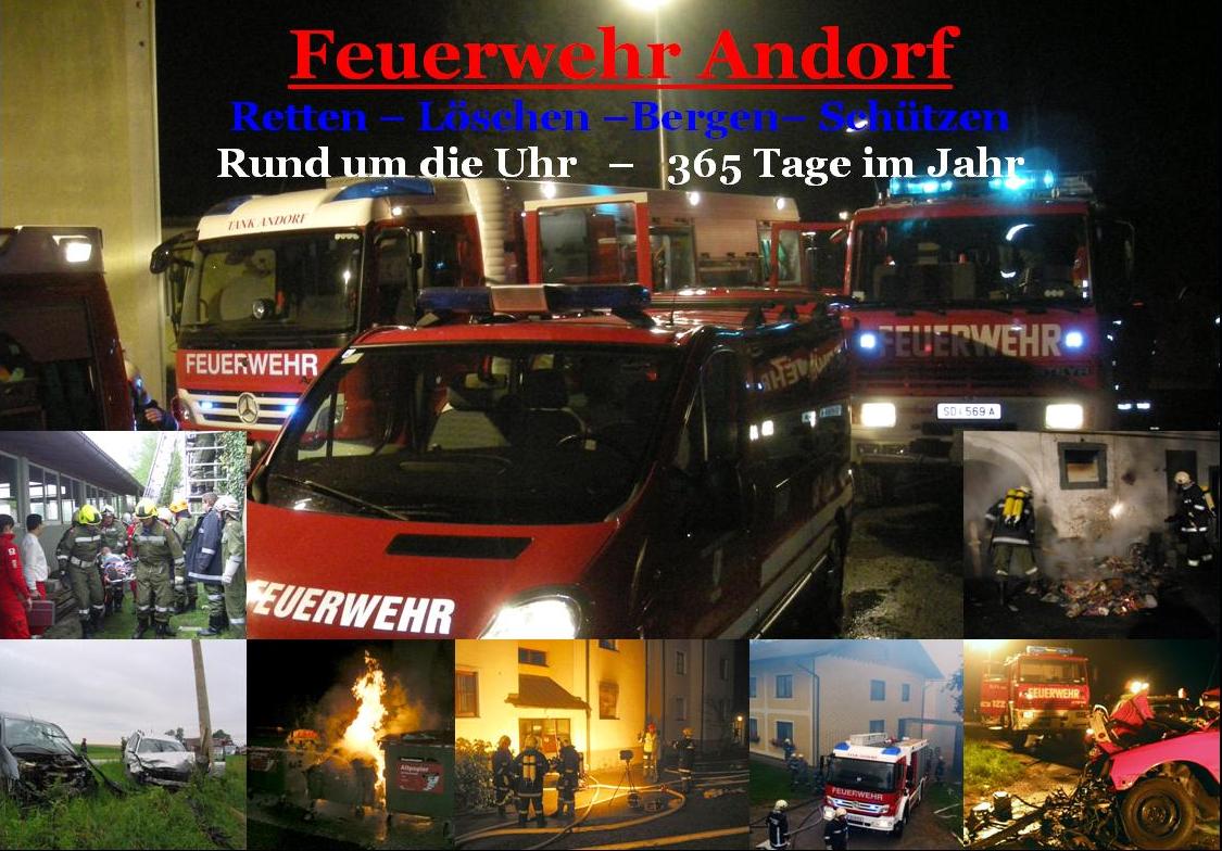 Feuerwehr Andorf auch 2009 wieder oftmals im Einsatz