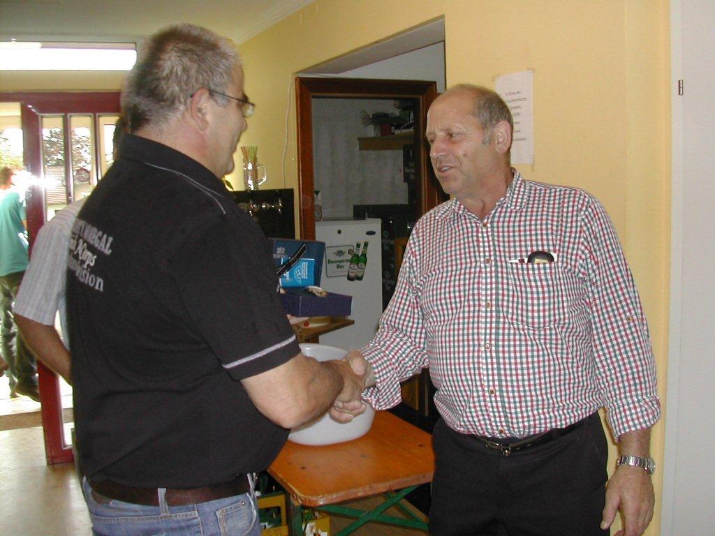 Kamerad Sperz Hans feiert 60. Geburtstag - 27. August 2011