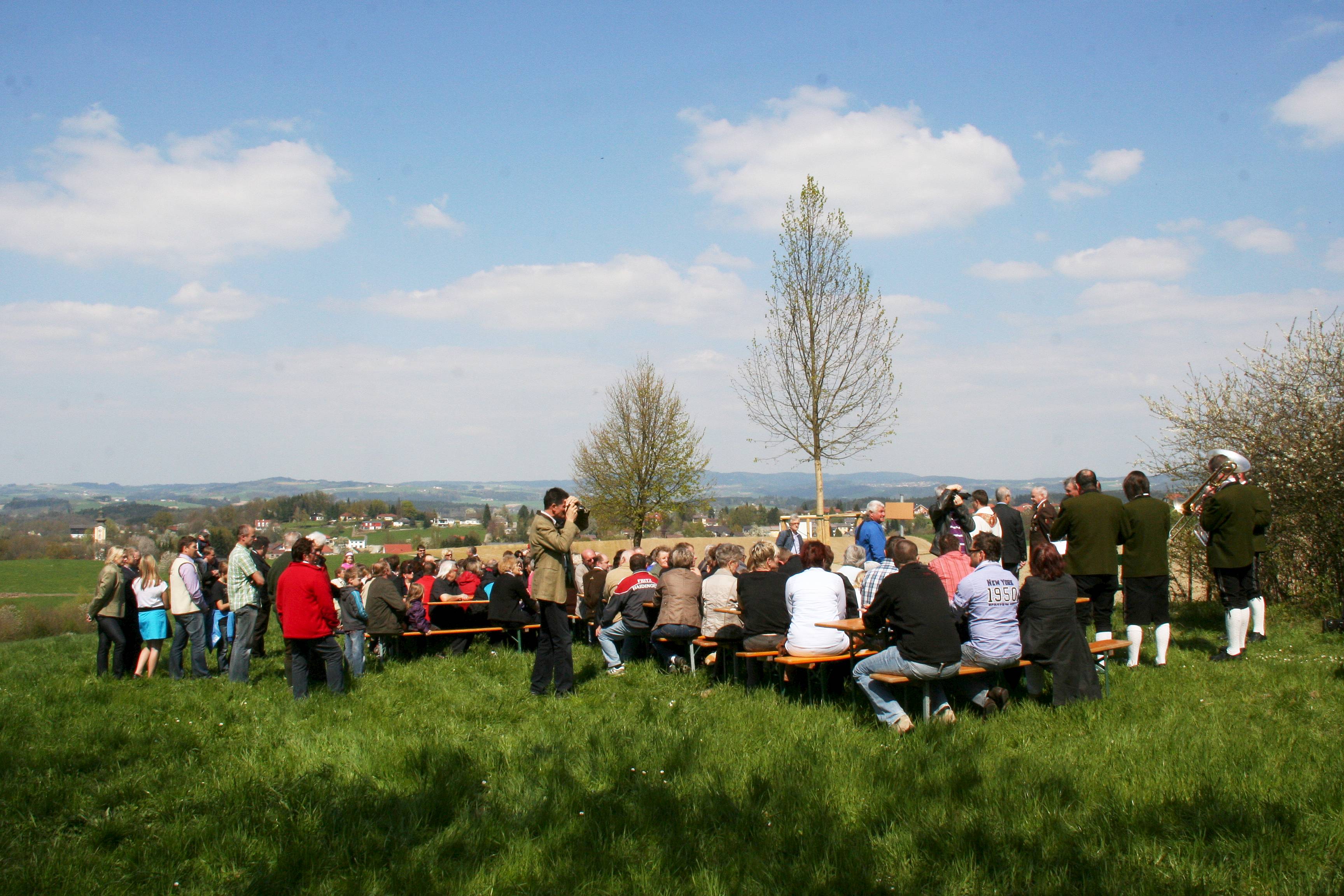 Segnung der neuen Kaiserlinde  17. April 2011