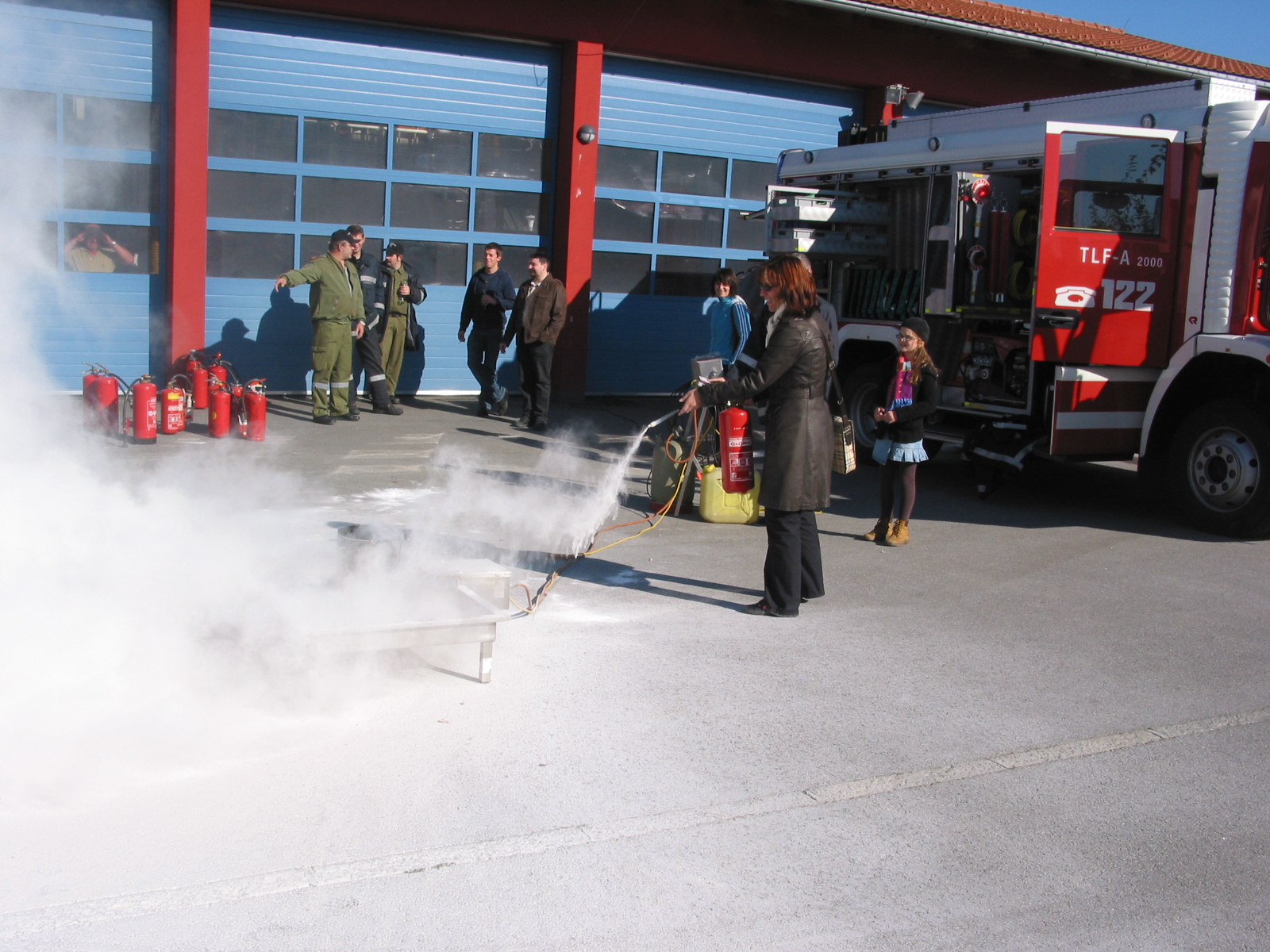 Tag der -Offenen Tür- und Feuerlöscherüberprüfung - 18 Oktober 2008