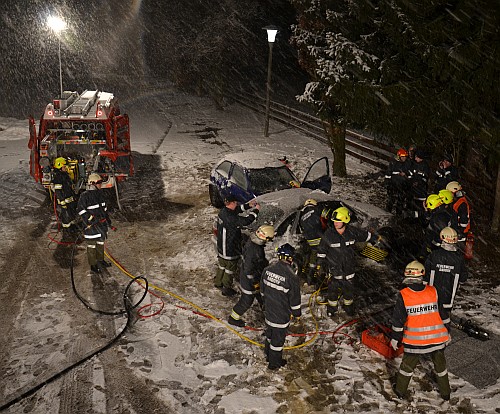Übung Hydr. Rettungsgerät Verkehrsunfall - 19.2.2013