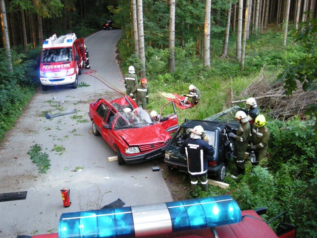 Übung Verkehrsunfall  31. Juli 2012