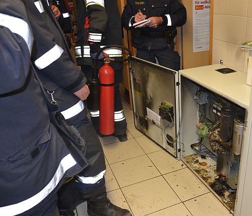Brand elektrische Anlage -Billa-Markt Andorf - 21.10.2013