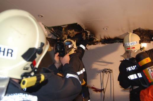 Einsatz mit Wärmbildkamera in Raab  24.1.2013